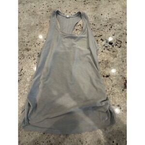 New Balance Gray Racerback Tank Top Size Medium